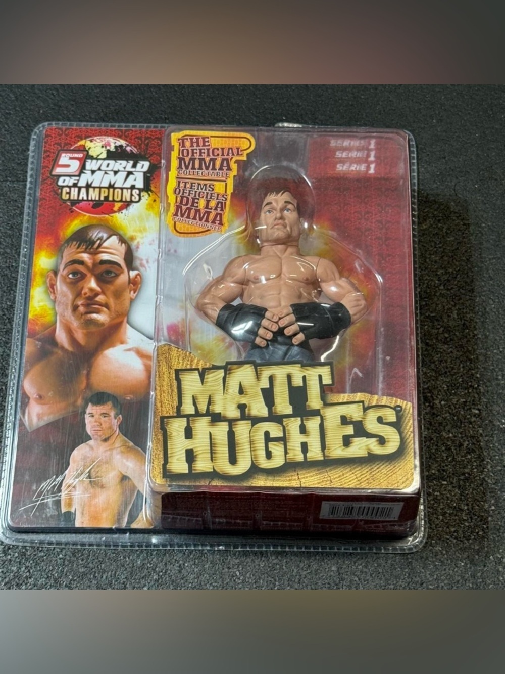 New 2007 Round 5 Matt Hughes Figure Series 1